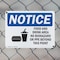 Signmission Food And Drink Area No Biohazards OSHA Notice Sign, Plastic, 10in W x 7in L, 2PK OS-2PACK-NS-P-710-L-12814 - alternate 6